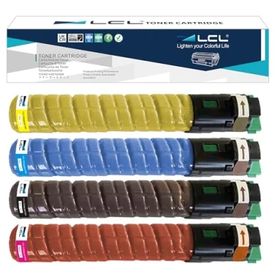 Abbildung von LCL Kompatibel TonerKartusche 841504 841505 841506 841507 MP C2030 C2050 C2051 C2530 C2550 C2551 (1Schwarz 1Cyan 1Magenta 1Gelb) Ersatz für Ricoh Aficio