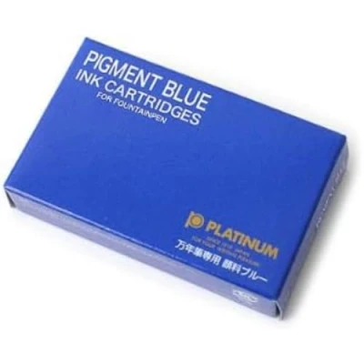 Abbildung von Platinum Pigment Füllfederhalterminen (10) Blue Kostenlose Gravur
