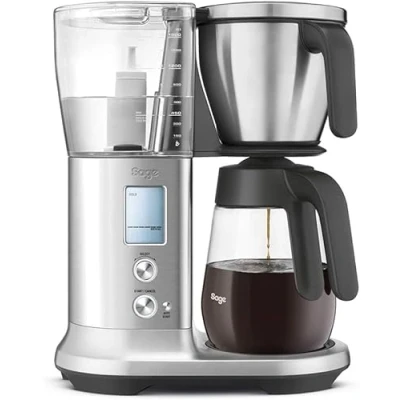 Abbildung von Sage The Precision Brewer Glas Kaffeemaschine Filterkaffee Gebürsteter Edelstahl