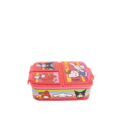 Abbildung von Stor Hello Kitty and Friends Lunchbox mit 3 Fächern für Kinder