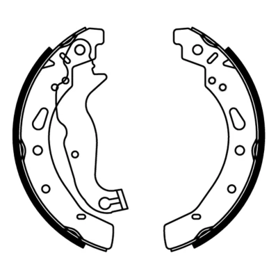 Abbildung von ABE C0G055ABE Bremsbacken Hinterachse 200 32 FORD: FIESTA 6, 6 Van, MAZDA: 2 Hatchback