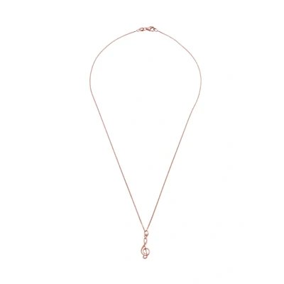 Abbildung von Elli CLEF Music Halskette Rose goldcoloured, Damen, Größe: 45, gold coloured
