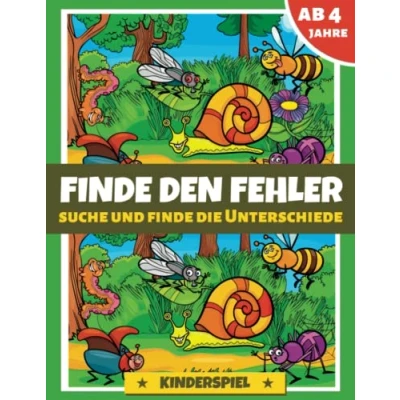Abbildung von finde den fehler: fehlersuche kinder ab 4 Jahre +320 Unterschiede Suche und die 7 Fehler Zur Verbesserung der Konzentration Beobachtungsfähigkeit des Kindes