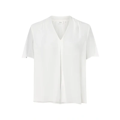 Abbildung von s.Oliver Black Label Bluse, Damen, Größe: 36, Ecru