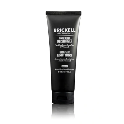 Abbildung von Brickell Men&#039;s Element Defense Moisturizer SPF45 Sonnenschutz für Männer, natürlich und organisch, Zink Sonnenschutz, spendet Feuchtigkeit schützt die Haut vor UVA/UVB Strahlen, 236 ml, parfümfrei