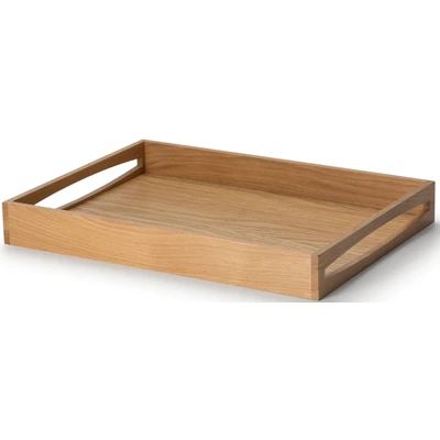 Abbildung von Continenta 4140 Oak Wood Tablett aus Eichenholz, Holz, Hellbraun