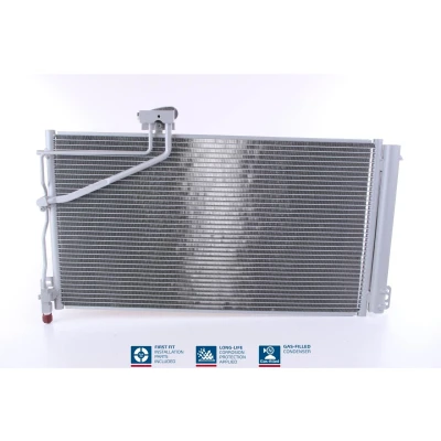 Abbildung von NISSENS 940657 Klimakondensator mit Trockner Aluminium 686 R 134a