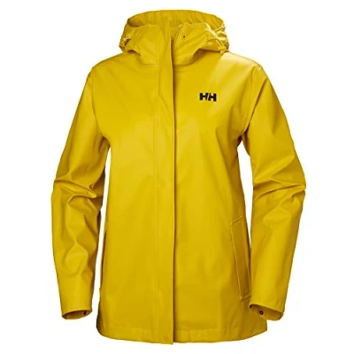 Abbildung von Helly Hansen Damen Regenjacke Moss Regenjacke, gelb, L, 53253