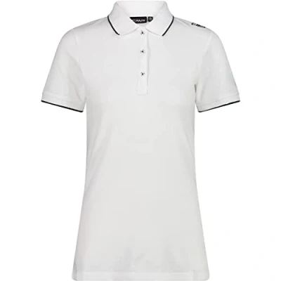 Abbildung von CMP Damen Stretch Poloshirt Für T Shirt, Weiß, 36 EU