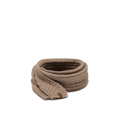 Abbildung von VIVISENCE Damen Winter Schal Aus Modischer Gemütlich Wärmendem Garn Mit Dekorativer Bindung Für Kalte Wintertage Frauen Elegante Und Sportliche Outfits Herbst Modell 7016S, Beige,Einheitsgröße
