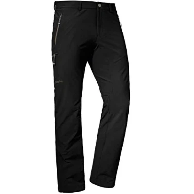 Abbildung von Schöffel Herren Pants Koper, robuste Hose mit 4 Wege Stretch, elastische und wasserabweisende Wanderhose für Männer, charcoal, 24