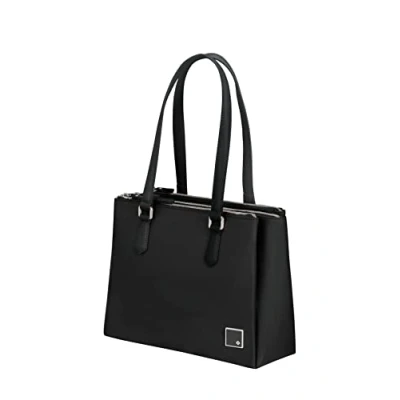 Abbildung von Samsonite Essentially Karissa Schultertasche mit 3 Fächer, 34 cm, Schwarz (Black)
