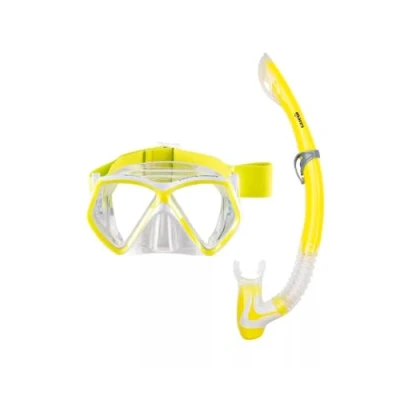 Abbildung von Mares Aquazone Combo Pirate Neon, bestehend aus Maske und Schnorchel Kinder 8 14 Jahre