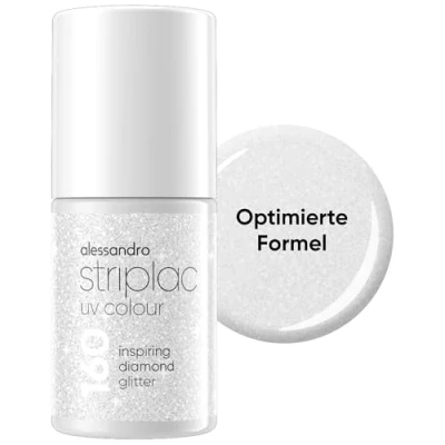 Abbildung von alessandro Striplac UV Colour Nagellack, Größe: 6.5 ml, Inspiring diamond glitter
