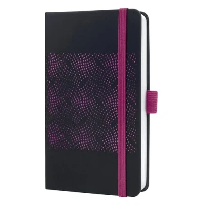 Abbildung von SIGEL J5212 Wochenkalender Jolie 2025, ca. A6, schwarz, pink, Hardcover mit samtig weicher Oberfläche, Gummiband, Stiftschlaufe, Einstecktasche, 174 S., vegan, aus nachhaltigem Papier, Terminplaner