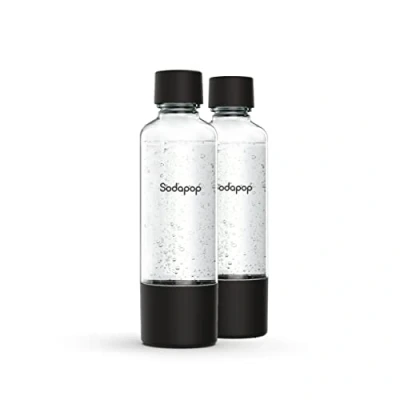 Abbildung von Sodapop PET Flaschen Set Logan, Ersatzflaschen ausschließlich für Wassersprudler BPA frei, 2X 850 ml