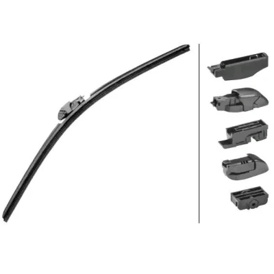 Abbildung von Scheibenwischer Hella Cleantech 9XW 358 053 181 450mm vorne Rahmenlos VOLKSWAGEN: Touran I, Caddy 3, GOLF 2, HONDA: FR V, BMW: 4 Gran Coupe