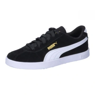 Abbildung von Puma CLUB II JR Unisex Sneaker low für Kinder, Größe: 36, Black/white/gold Schuhe