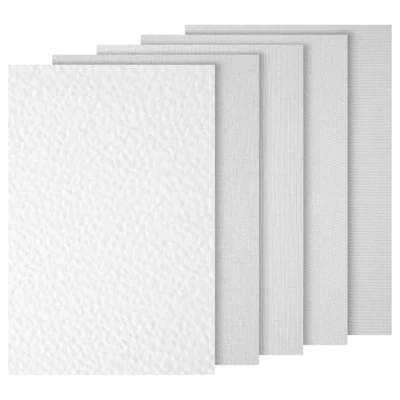 Abbildung von Netuno 100x Strukturkarton Weiß DIN A4 21 x 29,7 cm 246g Elfenbeinkarton Ultraweiß Mix Strukturpapier Bastelkarton geprägt für Visitenkarten Urkunden Einladungen Zertifikate