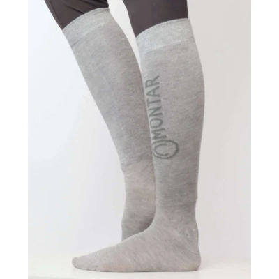 Abbildung von Montar Socken Bamboo mit Logo Grau 40 44