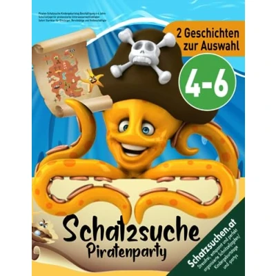Abbildung von Piraten Schatzsuche Kindergeburtstag Beschäftigung 4 6 Jahre: Schnitzeljagd für piratenstarke Unterwasserweltliebhaber. Sofort Startklar ... und Vielbeschäftigte (Bravo Schatzsuche)