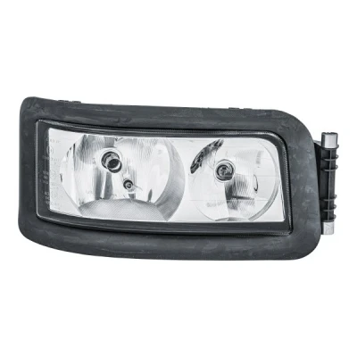 Abbildung von HELLA 1EH 354 984 041 Scheinwerfer rechts W5W, H7/H7 Halogen 24 mit Fernlicht, Abblendlicht, Positionslicht für Rechtsverkehr Glühlampen