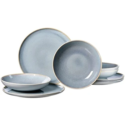 Abbildung von Tafelservice Skagen Stone, 8 teilig, Graublau