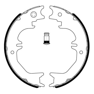 Abbildung von ABE C02082ABE Handbremsbeläge Hinterachse TOYOTA: Land Cruiser Prado 90, 120