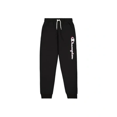 Abbildung von Champion Jungen Legacy Boy Big Logo Sweatpants Trainingshose, Schwarz (Kk001), 7 8 Jahre