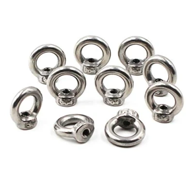 Abbildung von M3 Ring Form Lifting Eye 304 Edelstahl Gewinde Nut Verschluss 25 Pack