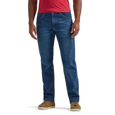 Abbildung von Wrangler Authentics Herren Classic 5 Pocket Regular Fit Jeans, Blue Ocean Flex, 40W / 36L