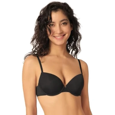 Abbildung von Skiny Damen Micro Essentials T Shirt BH, Schwarz, 75A EU