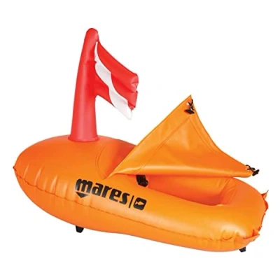 Abbildung von Mares Erwachsene Tauchen Flagge Apnea, Orange, One Size