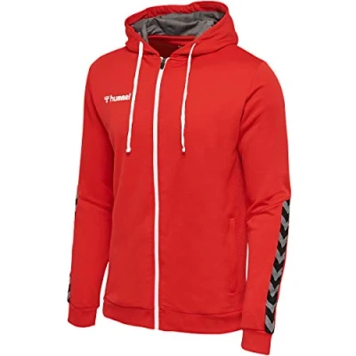 Abbildung von Hummel Authentic Sweatjacke, Herren, Größe: Medium, True red