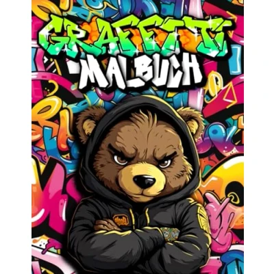 Abbildung von Graffiti Malbuch: Street Art Ausmalbuch mit 50 Original Malvorlagen für Erwachsene und Jugendliche