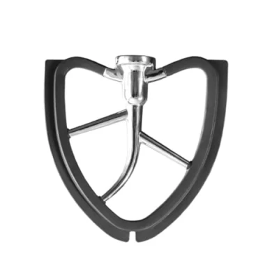 Abbildung von Kitty Professional Profi Flexirührer &quot;Tornado&quot; kompatibel mit Kitchen Aid 4,3 und 4,7/4,8 Liter Küchenmaschine Spülmaschinenfest,18/10 Edelstahl, BPA freies Silikon, Twist in der Schüssel