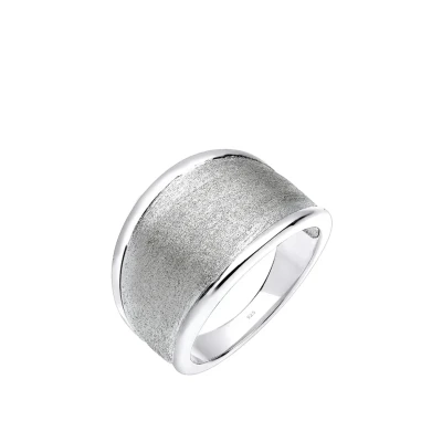 Abbildung von Elli Ring Damen Basic Matt Trend in 925 Sterling Silber