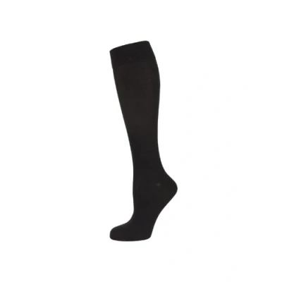 Abbildung von Nur Die Damen Bambus Besonders Weich &amp; Atmungsaktiv Mit Komfortbund Hohe Socken Kniestrümpfe, Schwarz, 35 38 EU