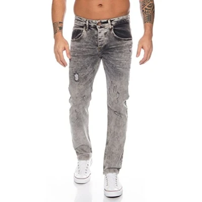 Abbildung von Rock Creek Herren Jeans Dark Grey RC 2106 [W34 L30]