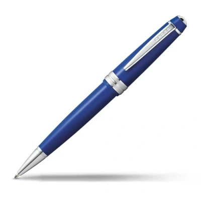 Abbildung von Cross Bailey Light Kugelschreiber (Strichstärke F, Schreibfarbe: schwarz, inkl. Geschenkverpackung) Blau, 1 Stück (1er Pack)