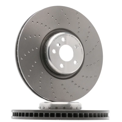 Abbildung von BREMBO 09.D898.23 Bremsscheibe 395 36 5 gelocht/innenbel., Verbundbremsscheibe beschichtet hochgekohlt mit Schrauben BMW: Saloon, Touring