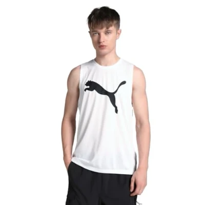 Abbildung von PUMA Unisex M TAD Essential Sleeveless Tank Panzer, White,