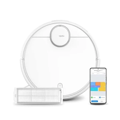 Abbildung von Xiaomi E10 BHR6783EU Staubsaugerroboter, WiFi, Steuerung per App, 2600 mAh, 110 min Autonomie, Weiß