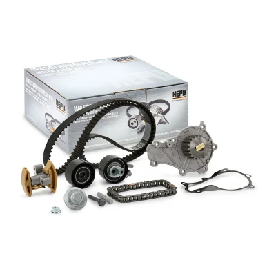 Abbildung von HEPU PK08030XT Wasserpumpe + Zahnriemensatz XT Professional 137 CITROËN: C4 I Grand Picasso, C5 III Estate, Picasso 1, PEUGEOT: 207 Hatchback