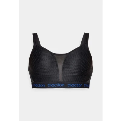 Abbildung von triaction by Triumph Energy LITE Sportbh mit mittlerer Stützkraft, Damen, Größe: 70E, Black