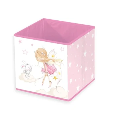 Abbildung von Herding Young Collection Aufbewahrungsbox Little Fairy, ca. 30 x cm, Aufbewahrung im Regal oder freistehend, 100% Polypropylen, Innen Papier