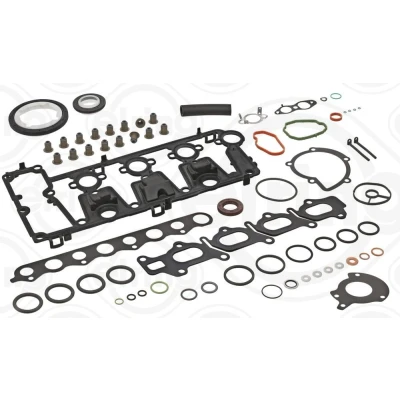 Abbildung von ELRING 587.250 Dichtungsvollsatz, Motor mit Ventilschaftabdichtung, Wellendichtring Kurbelwelle, ohne Zylinderkopfdichtung FORD: FOCUS 3