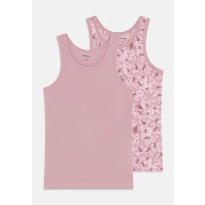 Abbildung von Name it Nmftank Flower 2 PACK Unterhemd/shirt für Kinder, Größe: 110, Mauve shadows