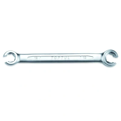 Abbildung von TOPTUL AEEA1012 Bremsleitungs Schlüssel 150 10x12 matt satiniert Chrom Vanadium Stahl