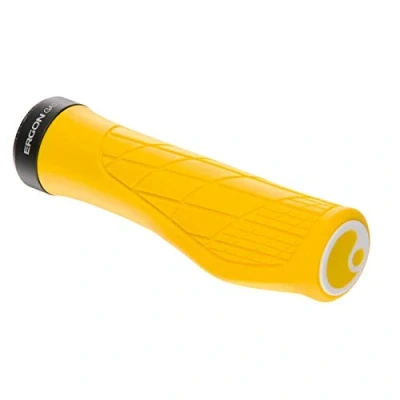 Abbildung von Ergon GA3 Fahrradgriff Ergonomisch mit Mini Wing MTB, All Mountain, Trail Regular Small Yellow Mellow